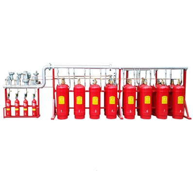 Système d'extinction d'incendie HFC227ea FM200 40L - 180L Extincteur à héptafluoropropane