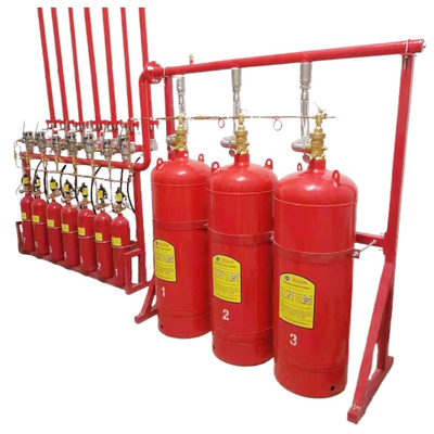 Système de réseau de tuyauterie FM200 flexible Système de lutte contre les incendies par agent propre pour entrepôt