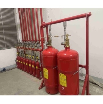 Système de réseau de tuyauterie sans odeur FM200 Agent nettoyant HFC227ea Système d'extinction d'incendie