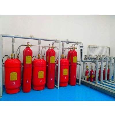 Système de réseau de tuyauterie de haute sécurité FM200 70L - 180L HFC 227ea Système d'extinction d'incendie
