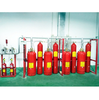 Système de réseau de tuyauterie de haute sécurité FM200 70L - 180L HFC 227ea Système d'extinction d'incendie