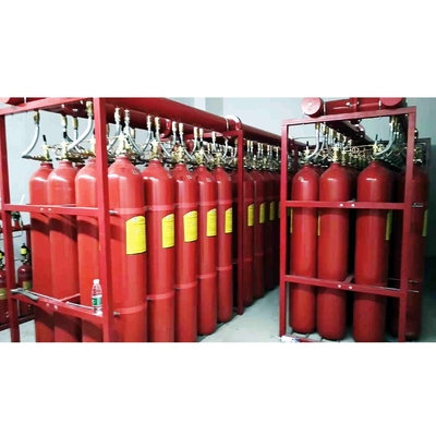 Système de prévention des incendies par gaz inerte 100L Rouge IG 100 Système d'extinction des incendies