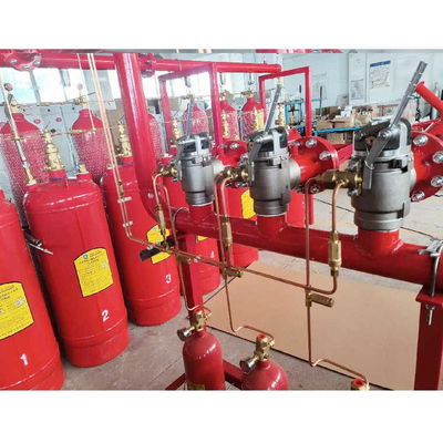 Hfc227ea Système d'extinction d'incendie Bouteille 4.2mpa / 5.6mpa Gestion des zones facultatives
