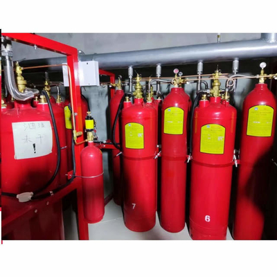 Réseau de tuyauterie FM200 Système d'extinction d'incendie 120L Système d'extinction automatique d'incendie