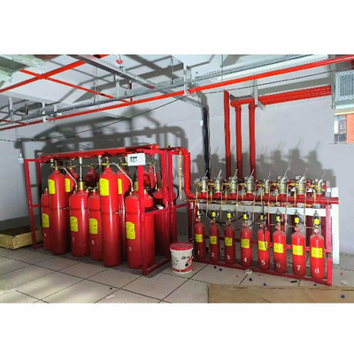 Purification 99,99% Système de réseau de tuyauterie FM200 pour la classe A, grade de protection incendie DC24V