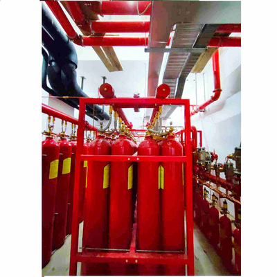 IG 100 Système d'extinction des incendies par gaz inerte de capacité 70L à 90L Type de réseau de tuyauterie