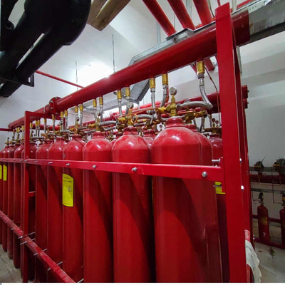 Rode 70L - 90L IG100 Système de lutte contre l'incendie à l'azote Type de réseau de tuyauterie