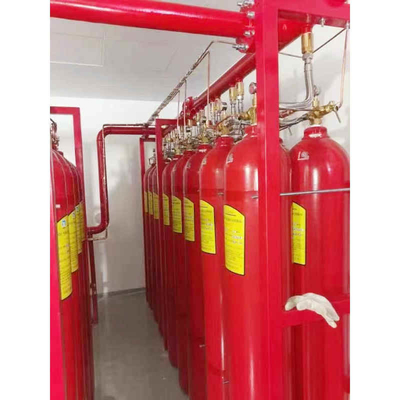 90L 15MPa 20MPa IG100 Système de lutte contre les incendies à l'azote Réseau de tuyauterie rouge Type