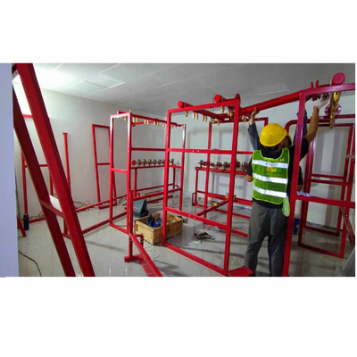 Système d'extinction d'incendie à gaz inerte IG100 multifonctionnel Haute durabilité Couleur rouge