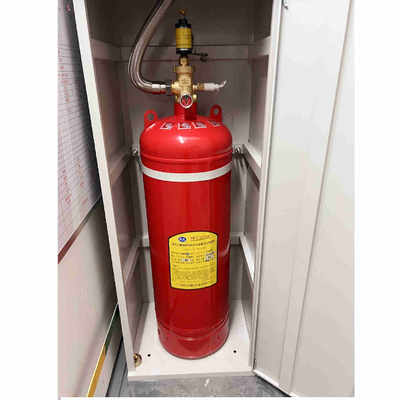 Système d'extinction d'incendie à haute efficacité de type armoire argentée FM200 Système d'extinction d'incendie de type armoire