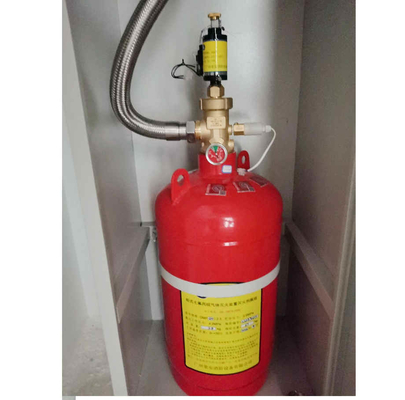 Système d'armoire rouge FM200 Facile à installer pour la protection contre les incendies dans les besoins industriels