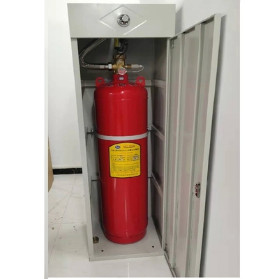 FM200 Appareil d'extinction d'incendie pour armoire avec bouteille rouge de 150L 2,5Mpa
