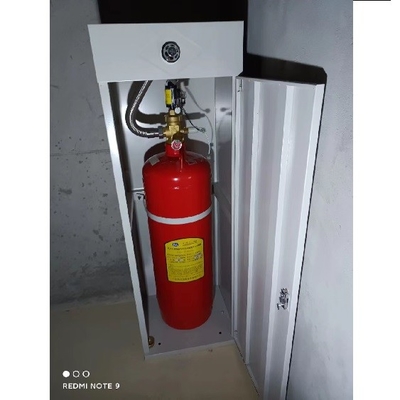 Extincteur à gaz FM200 avec système d'alarme rouge pour détection d'incendie