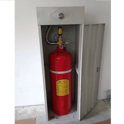 Extincteur à gaz FM200 avec système d'alarme rouge pour détection d'incendie