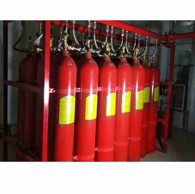 Système rouge d'extinction d'incendie IG100 Système d'extinction d'incendie à gaz mixte de 20 MPa