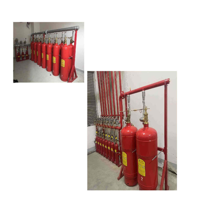 Système de suppression des gaz FM200 haute pression 4.2Mpa / système d'extinction d'incendie 5,6Mpa