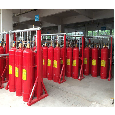 Système d'extinction d'incendie à gaz de 120 L. Extincteur automatique rouge Fm200