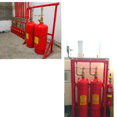 Système de réseau de tuyauterie FM200 à heptafluoropropane Système d'extinction d'incendie à gaz flexible