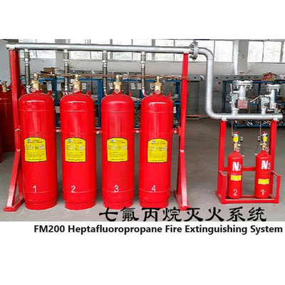 Système de suppression des gaz FM200 Cylindre de réseau de pipelines non polluants