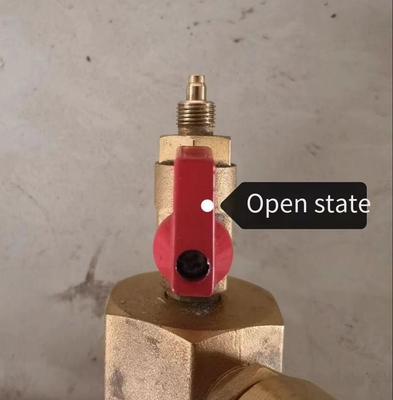 1.6MPa Pression NOVEC 1230 Système de lutte contre les incendies Haute sécurité 0,2L 0,4L 0,8L 1L