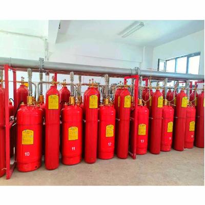 Système de débit de piston FM200 sans pollution et sans odeur Système d'extinction automatique des incendies