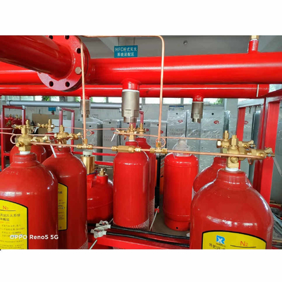 Système d'écoulement de piston FM200 entièrement automatique Système d'extinction d'incendie pour la salle des machines