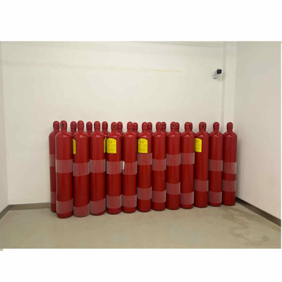 Système d'extinction d'incendie à gaz sans odeur FM200 Agent de pureté 99,99%