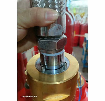 5.6 Bar / 4.2 Bar FM200 Système de débit de piston Système d'extinction d'incendie de conduite de tuyaux