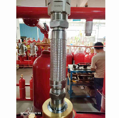 5.6 Bar / 4.2 Bar FM200 Système de débit de piston Système d'extinction d'incendie de conduite de tuyaux