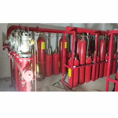 Système d'écoulement de piston FM200 sans odeur Système d'extinction d'incendie à gaz pour plusieurs pièces