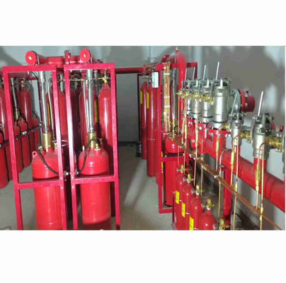 Système d'écoulement de piston FM200 sans odeur Système d'extinction d'incendie à gaz pour plusieurs pièces
