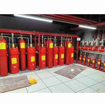 Système de débit de piston HFC-227ea FM200 de haute sécurité Système de suppression des gaz Réseau de tuyauterie