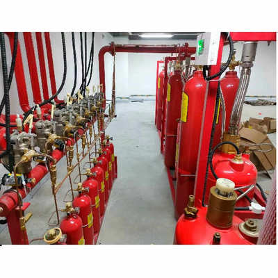 Système de débit de piston de type tuyauterie FM200 Système de suppression des gaz d'heptafluoropropane
